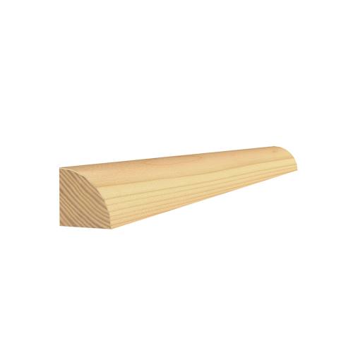 Quart de rond en pin clair 1/4 po x 1/4 po x 8 pi