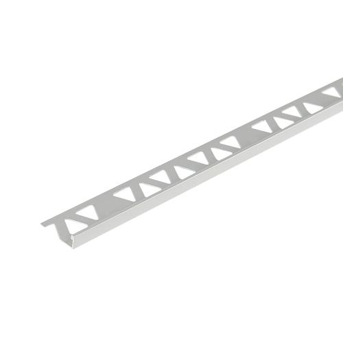 Moulure en L pour céramique 8 mm x 8 pi satin clair