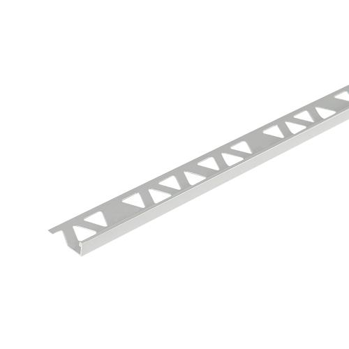 Moulure en L pour céramique 12 mm x 8 pi satin clair