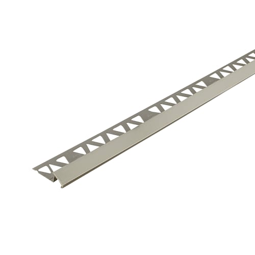 Moulure de transition/réduction pour céramique 10 mm x 8 pi titane satiné