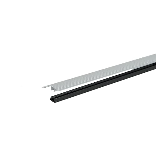 Moulure de réduction à plancher argent satiné 1 13/16 po x 36 po