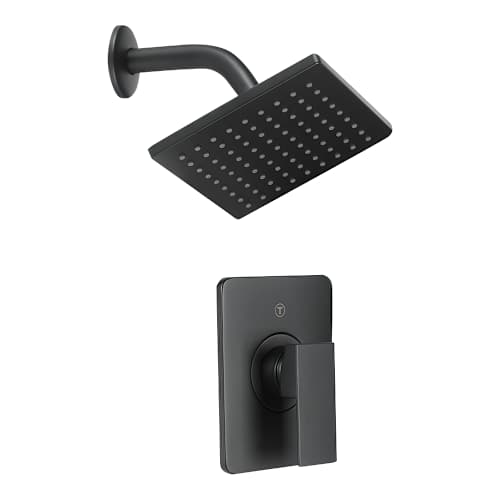 Robinet de douche 1 poignée Olga noir TASSILI SUPRA