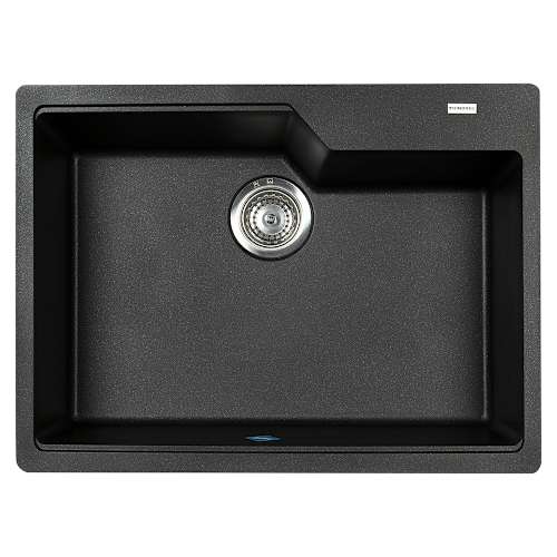 Évier de cuisine simple en granit onyx 22 1/16 po x 19 11/16 po KINDRED