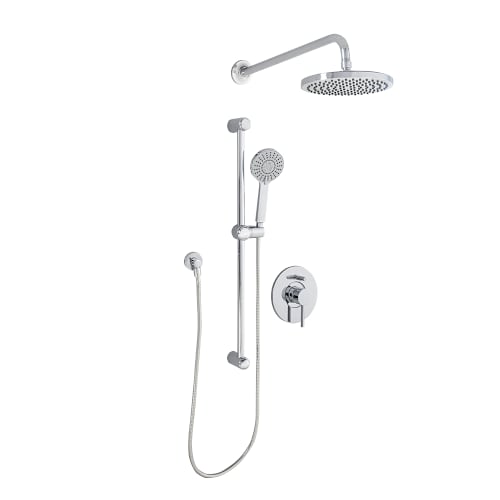 Robinet de douche 1 poignée avec douchette Delphi chrome poli BÉLANGER