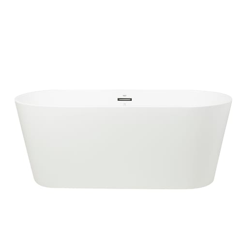 Baignoire autoportante Scotia drain central 58 7/8 po x 30 5/16 po TASSILI