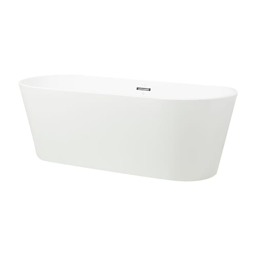 Baignoire autoportante Scotia drain central 66 9/16 po x 30 1/8 po TASSILI