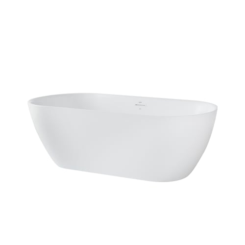 Baignoire autoportante Ungava drain central 58 1/4 po x 29 1/2 po TASSILI SUPRA