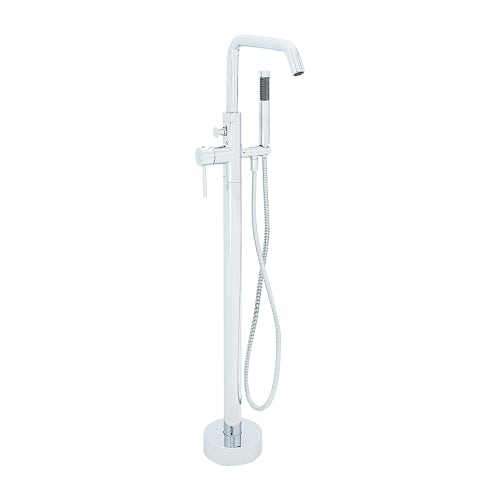Robinet pour baignoire autoportante avec douchette 1 poignée Giuseppe chrome TASSILI SUPRA