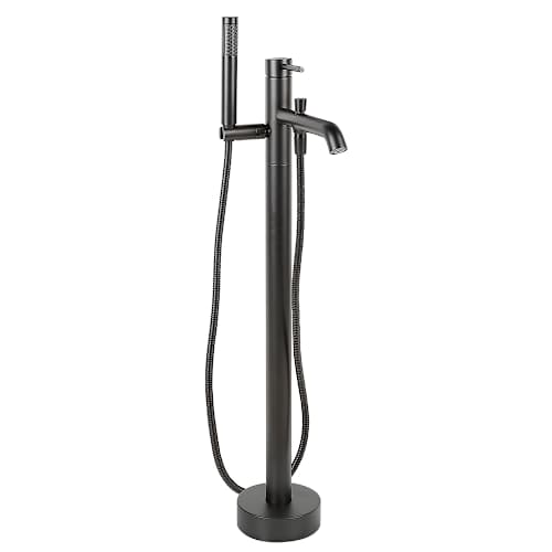 Robinet pour baignoire autoportante avec douchette 1 poignée Lavo noir TASSILI SUPRA