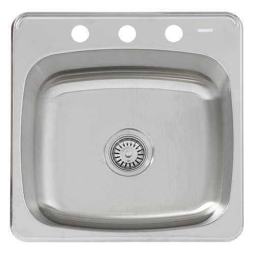 Évier de cuisine simple Zana en acier inoxydable 19 15/16 po x 20 1/2 po TASSILI