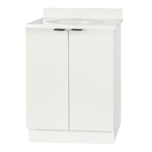 Meuble-lavabo Mikaela blanc 24 po