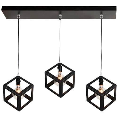 Suspension Kube 3 lumières VERTUO