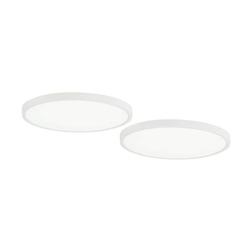 Plafonniers DEL ultraminces blancs 9 po Pqt/2 VERTUO