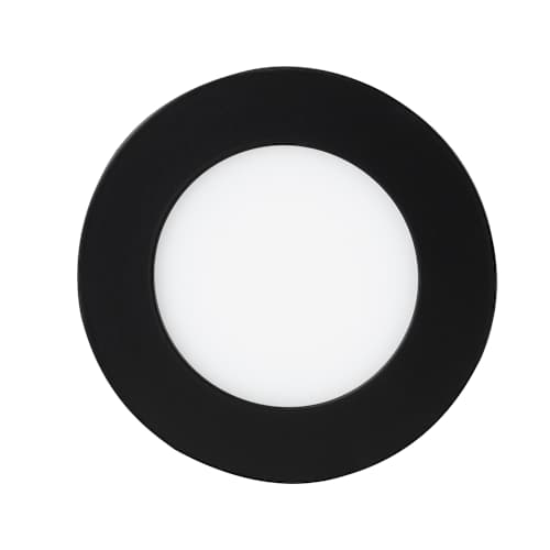 Encastré DEL ultramince noir 4 po VERTUO