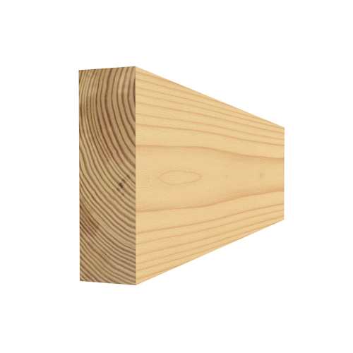 Rectangle en pin clair 5/16 po x 1 5/8 po x 8 pi