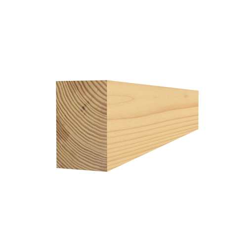 Rectangle en pin clair jointé 1/2 po x 3/4 po x 8 pi