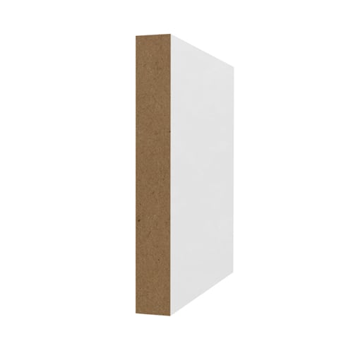 Plinthe rectangulaire en fibre de bois 1/2 po x 4 po x 12 pi