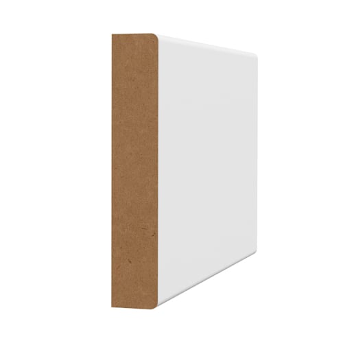 Chambranle rectangulaire en fibre de bois 3/8 po x 2 1/8 po x 7 pi