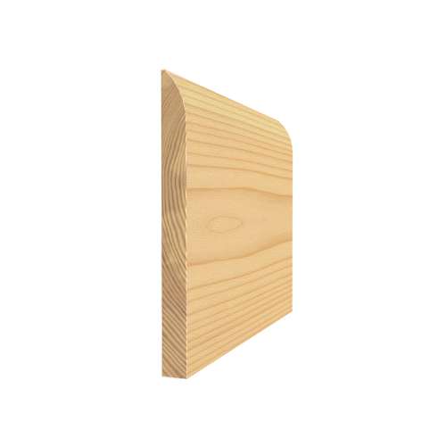 Plinthe unie en pin clair jointé 5/16 po x 3 1/8 po x 8 pi