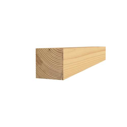 Carré en pin clair jointé 1/2 po x 1/2 po x 8 pi