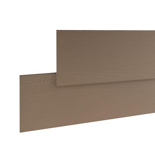 Déclin de fibrociment James Hardie 6 1/4 po x 12 pi, brun kaki
