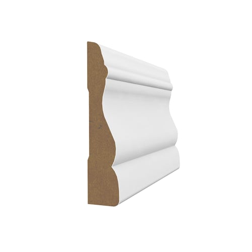 Chambranle colonial en fibre de bois 5/8 po x 2 3/4 po x 7 pi Pqt/10
