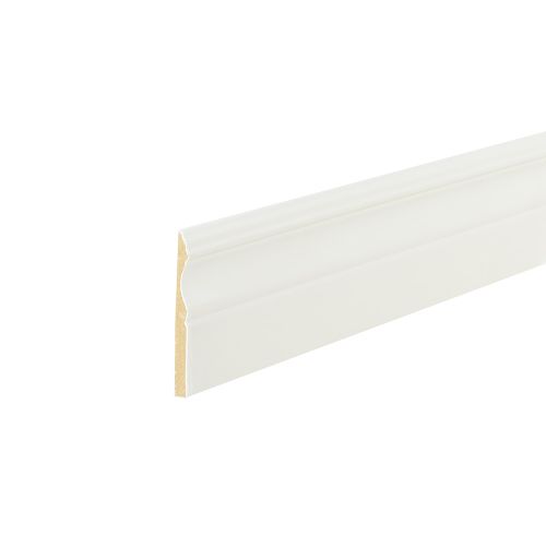 Plinthe coloniale en fibre de bois 3/8 po x 3 7/8 po x 8 pi Pqt/10
