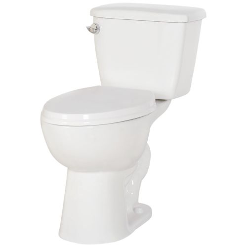 Toilette allongée 2 pièces à simple chasse Ingrid 4,8 L blanc
