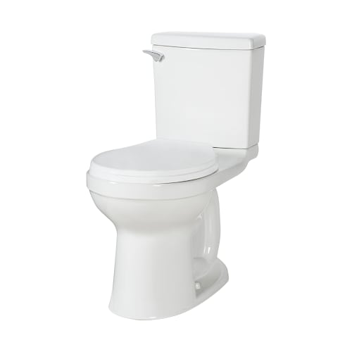 Toilette ronde 2 pièces à simple chasse Milano 4,8 L blanc