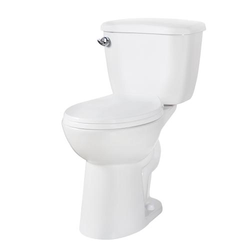 Toilette ronde 2 pièces à simple chasse Agnes 4,8 L blanc