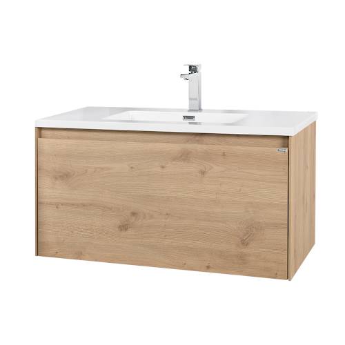 Meuble-lavabo Leona fini naturel 36 po TASSILI SUPRA