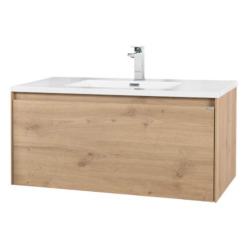 Meuble-lavabo Leona fini naturel 40 po TASSILI SUPRA