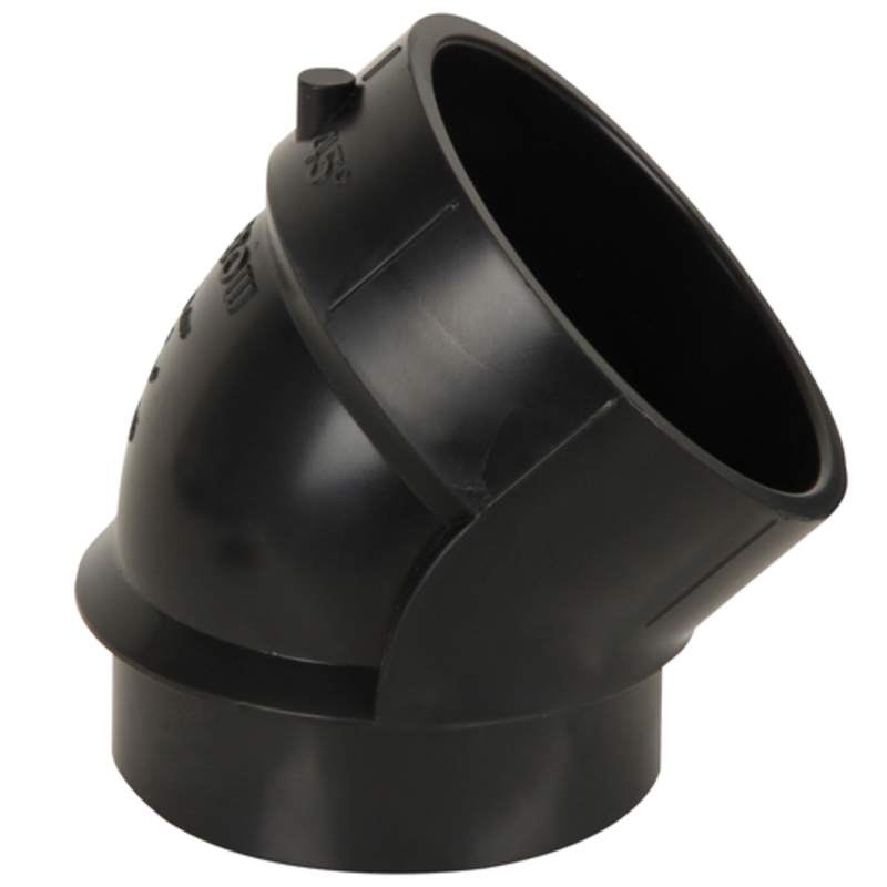 Coude 45° ABS 3 po (M x F)
