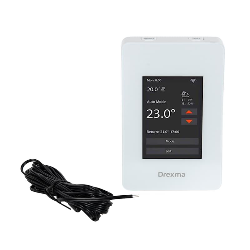 Thermostat Wi-Fi intelligent WiStat pour plancher chauffant 3 600 W