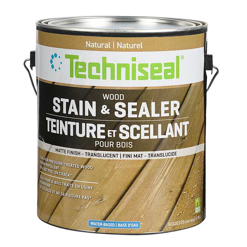 Teinture et scellant pour bois naturel 3,78 L