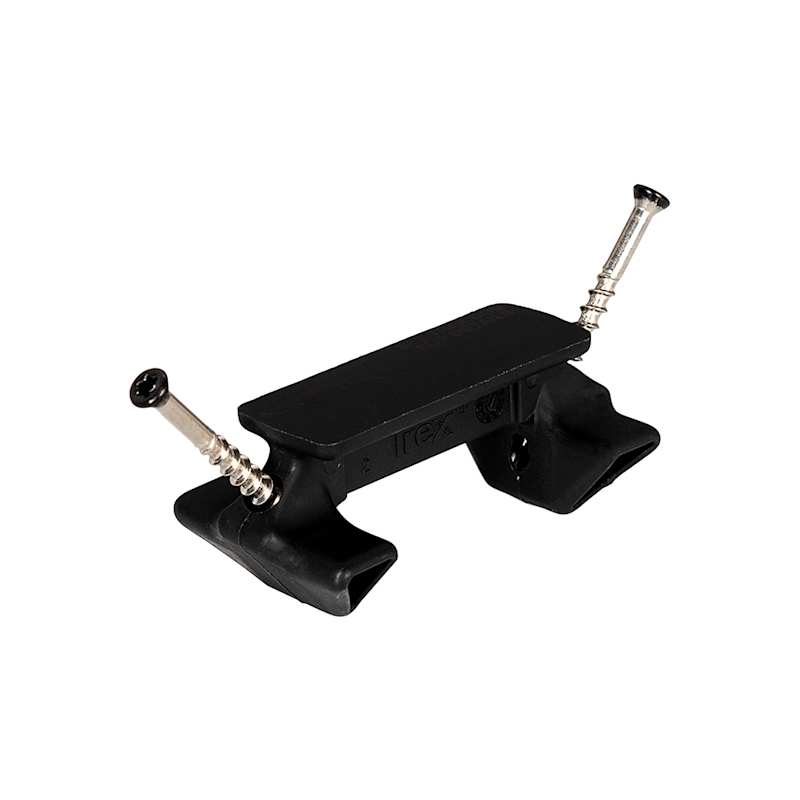 Attaches bout à bout et vis pour planches rainurées composite Trex Pqt/14