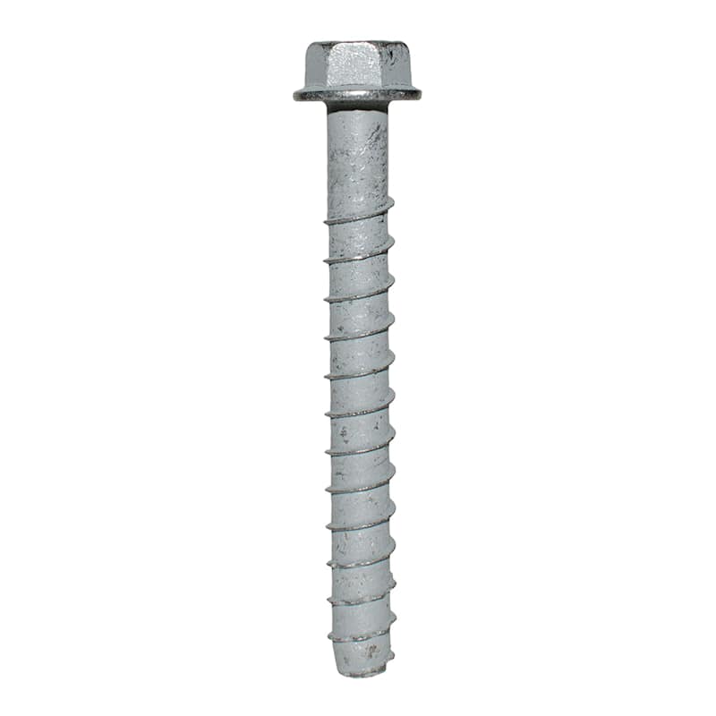 Vis d'ancrage à béton galvanisée 1/2 po x 4 po