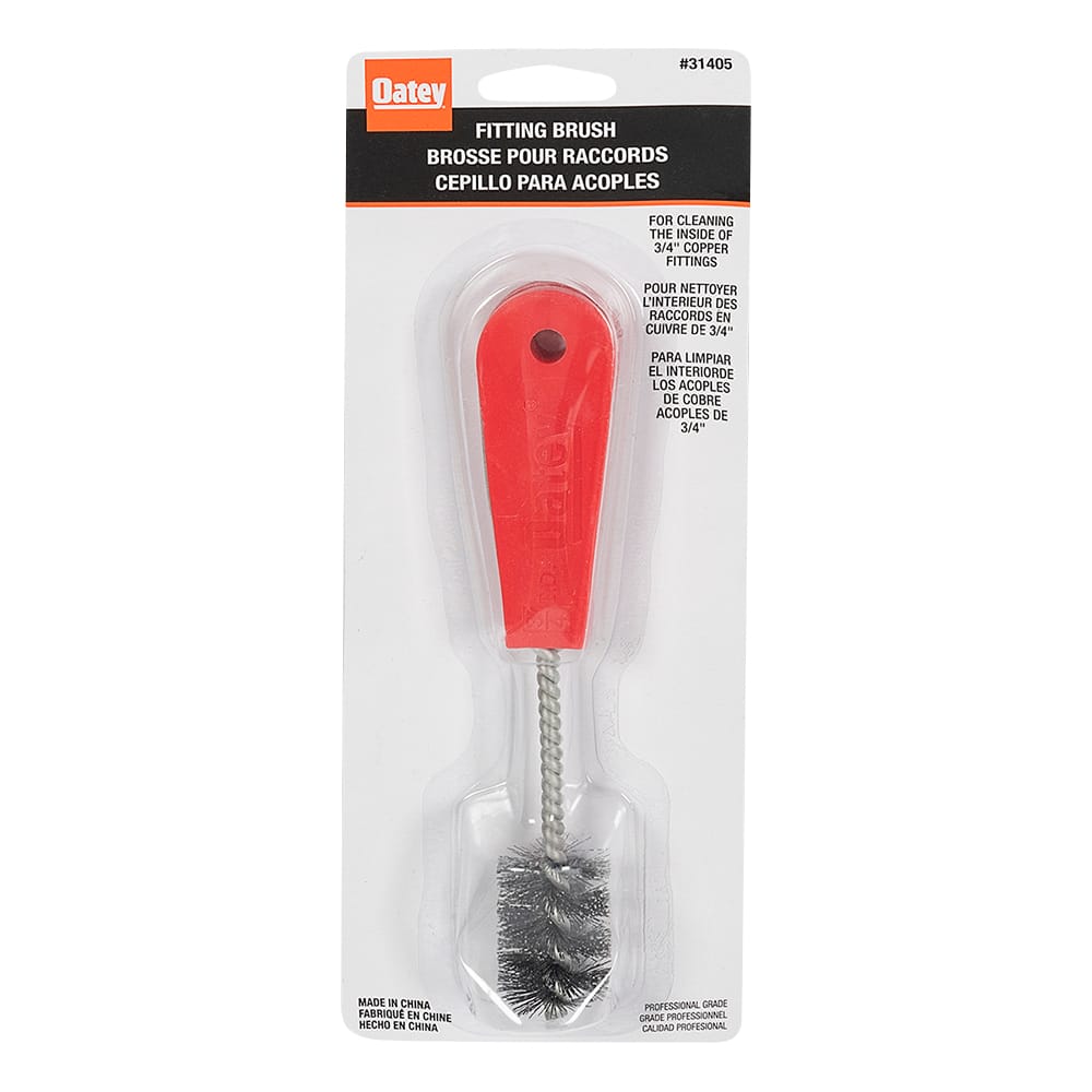 Brosse à raccords 3/4 po