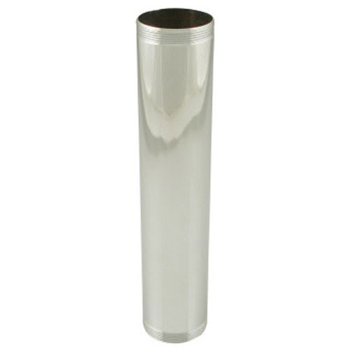 Tube d'extension fileté pour lavabo 1 1/4 po x 6 po chrome