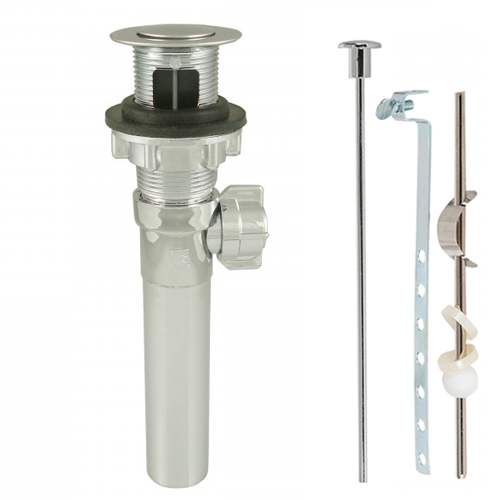 Drain mécanique pour lavabo 1&nbsp;1/4&nbsp;po x 8 po