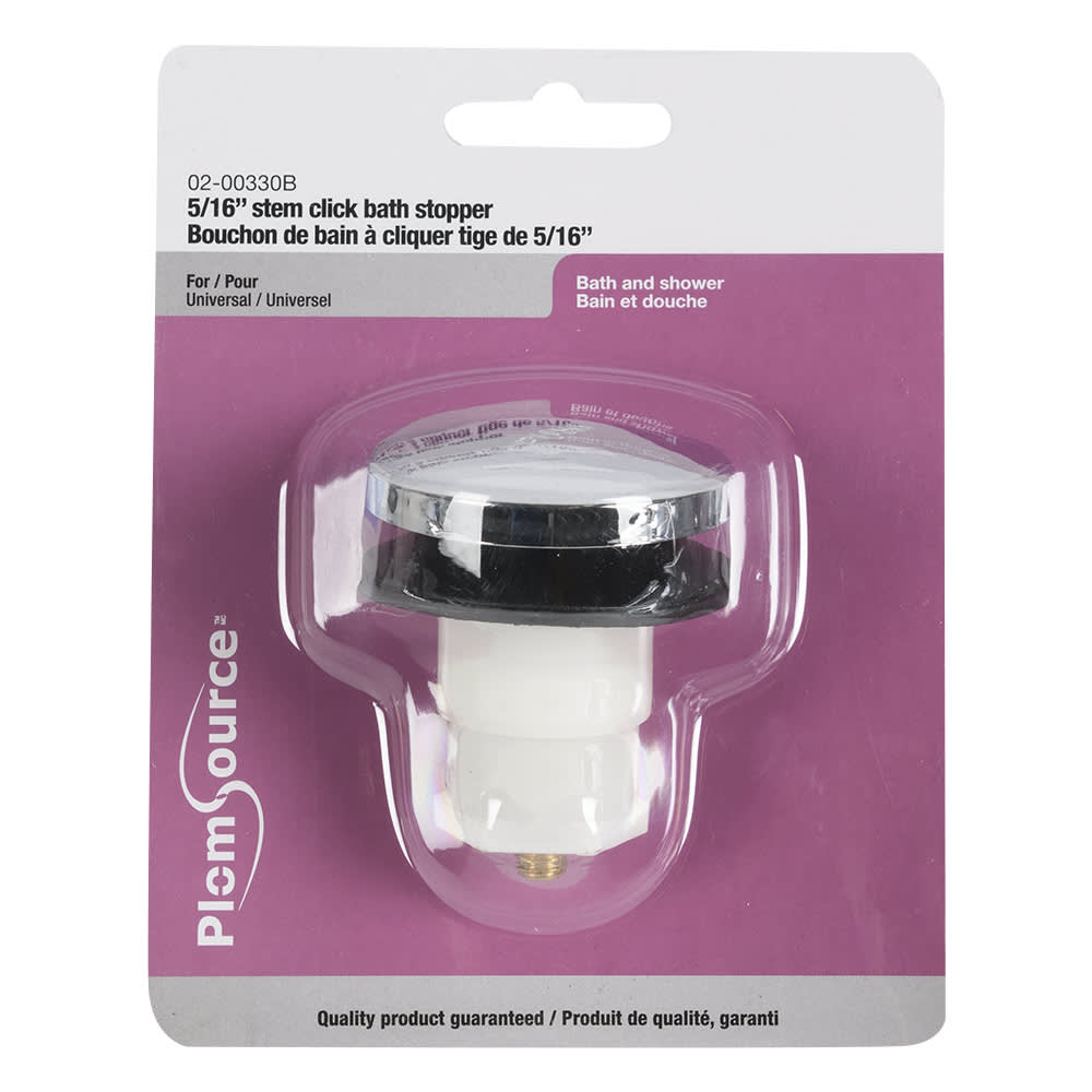 Bouchon à pression pour baignoire