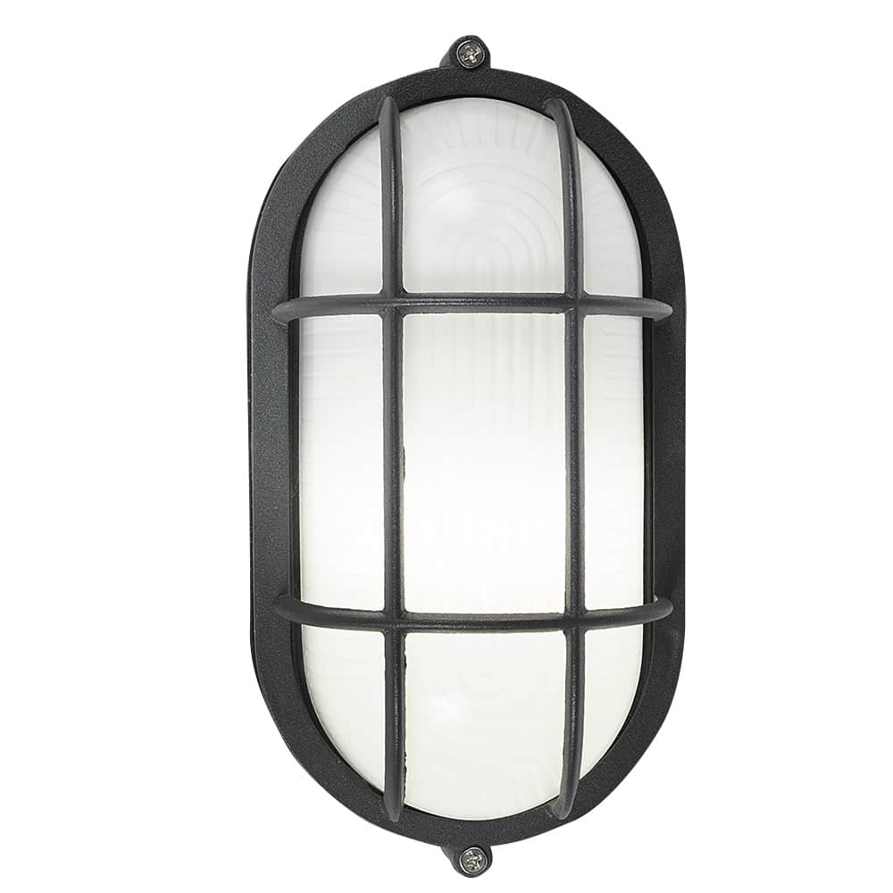Applique murale d’extérieur noire 1 lumière