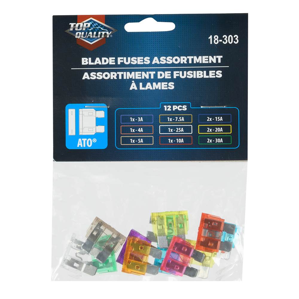 Set of 12 Car Fuses