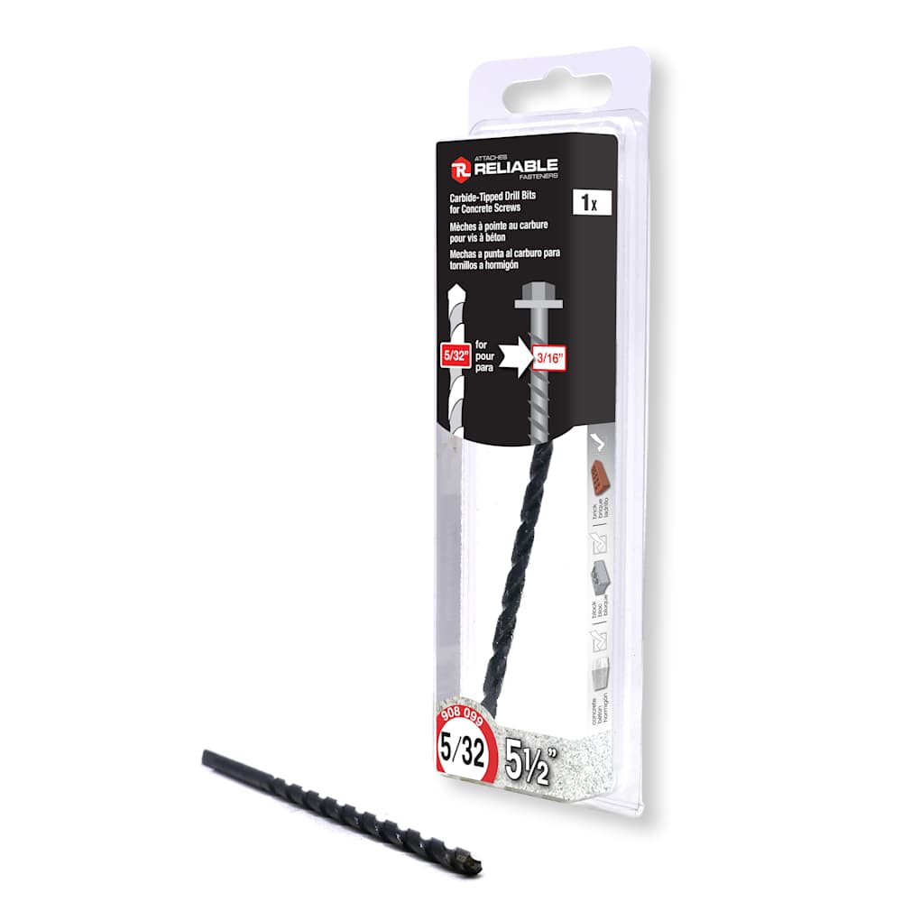 Masonry Drill Bit - , 5/32 in. x 5-1/2 in.