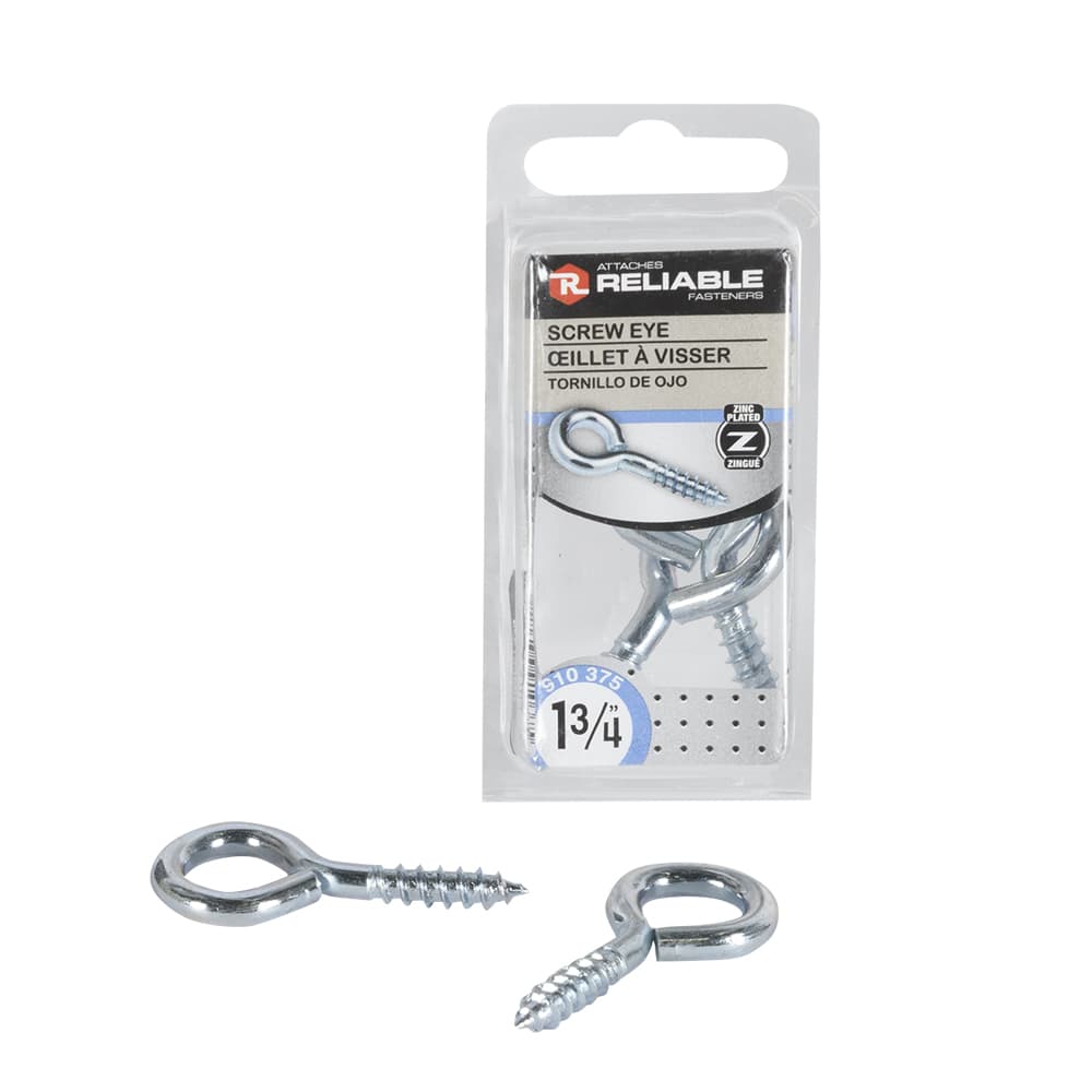 Pitons vissés 1 3/4 po Pqt/6