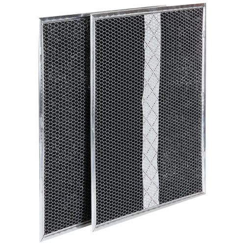 Filtres au charbon pour hotte de cuisine 10 13/16 po x 13 5/16 po Pqt/2