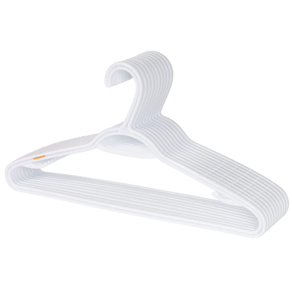 Cintres en plastique pour vêtements Pqt/10