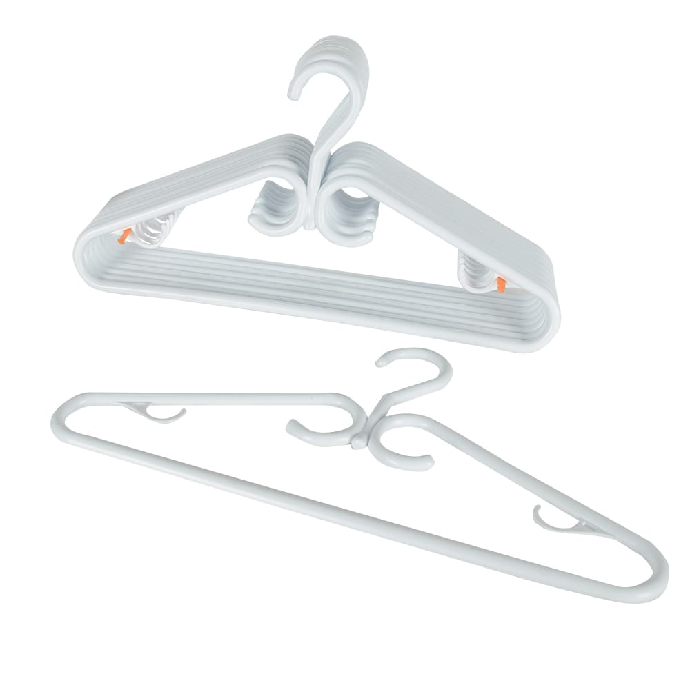 Cintres en plastique pour manteaux Pqt/10