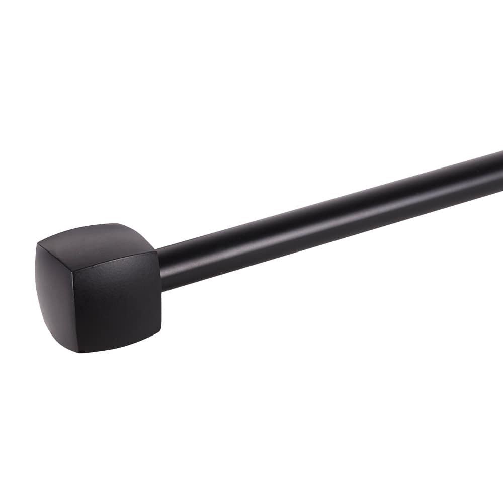Embouts pour tringle à rideaux Pure noir Pqt/2 VERTUO