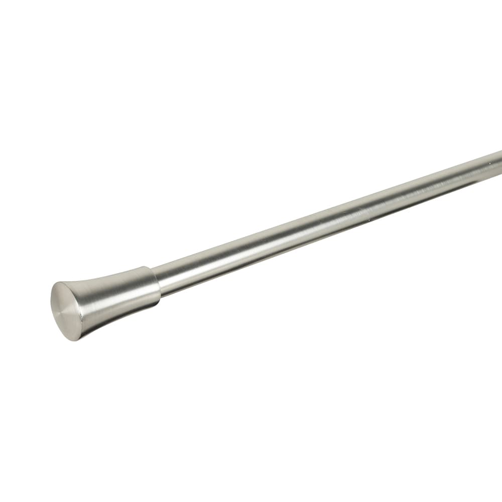 Embouts pour tringle à rideaux Conik acier inoxydable Pqt/2 VERTUO